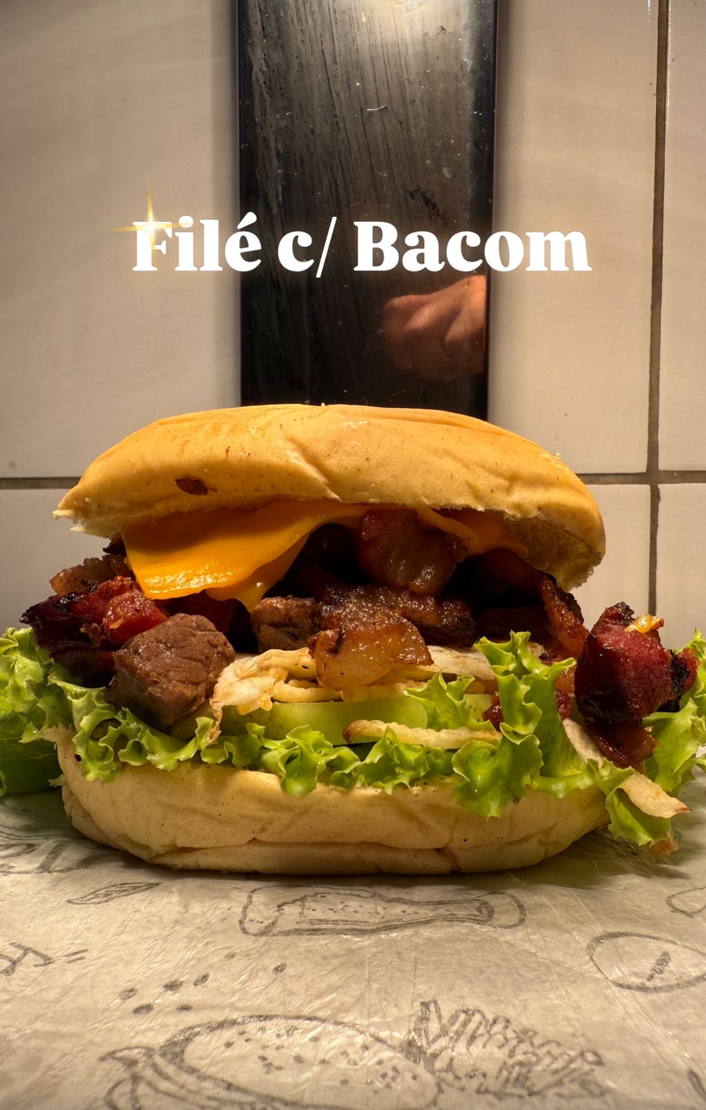 X-Filé c/bacon